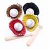 Multicolor Miniature Softball Set 1/6 1/12 Cake Topper NEW Doll Baseball Kits  Doll House