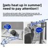 Air Conditioner Cat House Cooling House For Outdoor Cats Foldable Shelter Dog Bed Pet Supplies With Ice Packs For Indoor Outside
