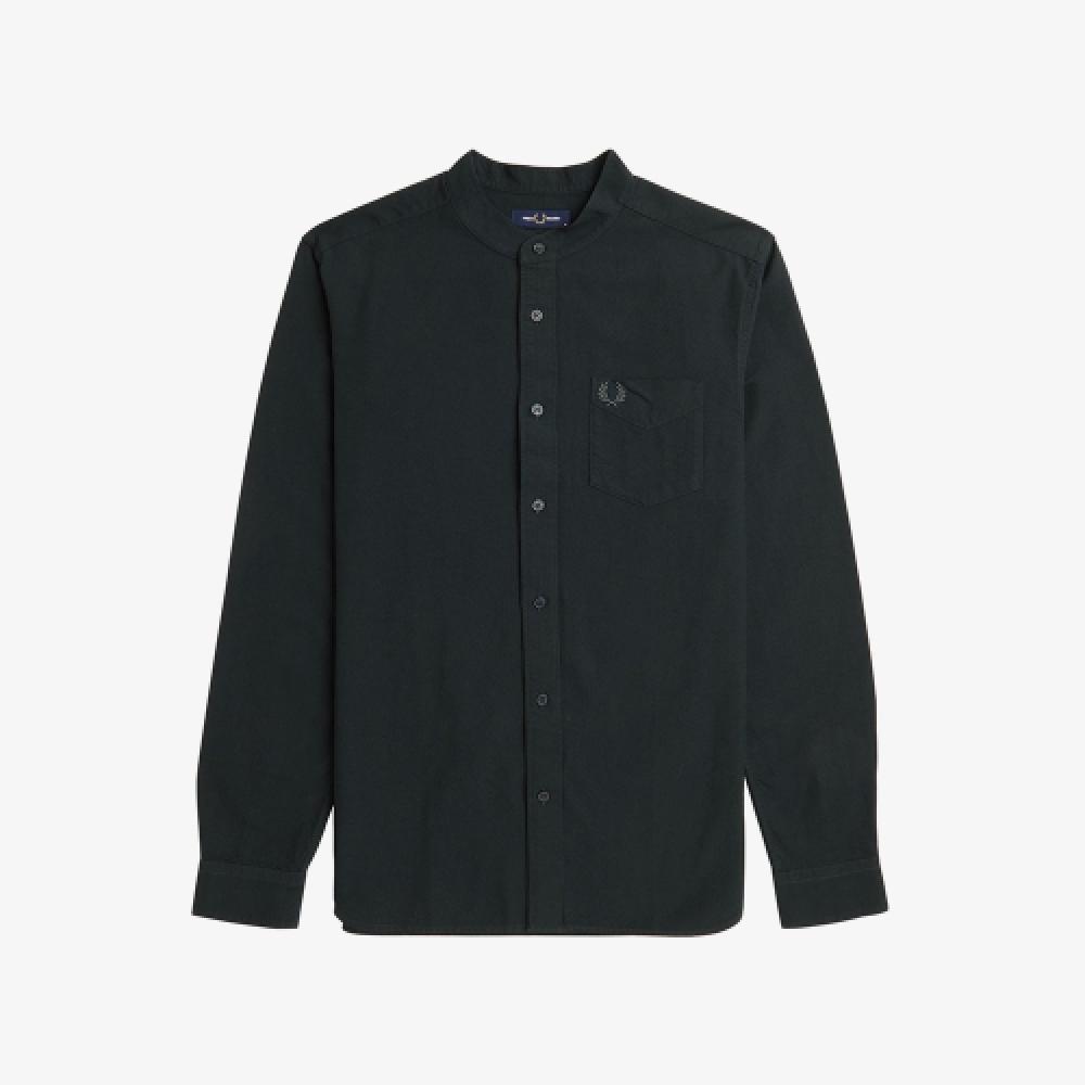 Fred Perry [sharp] Grandad Collar Ox Sports Shirt  Q20  Afpm2438503 Q20