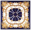 New Luxury Brand Design Sago Cycas Palm Tree Winter Square Scarf 130cm Twill Silk Scarf Women Kerchief Scarves For Ladies