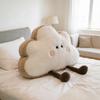 35~65cm Toast Cloud Plush Pillow Kawaii Humanoid Decor Plushie Sofa Chair Back Support Cushion Gift
