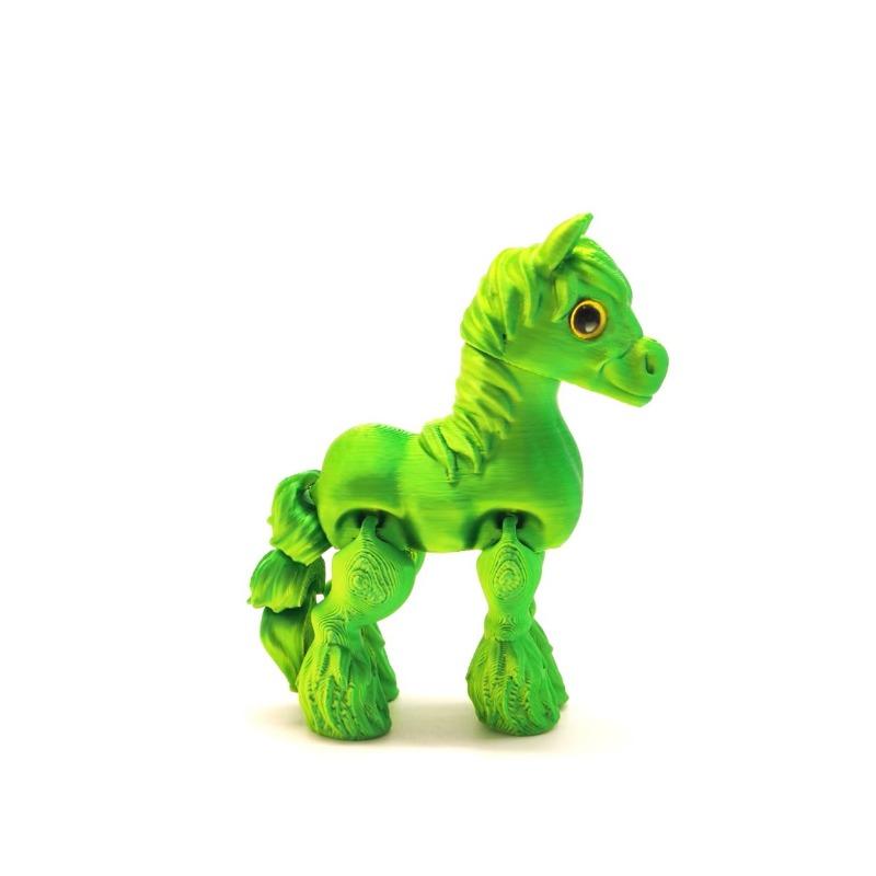 1PC 3D printing pony full body joints movable children's toys creative ornaments handicrafts animal models