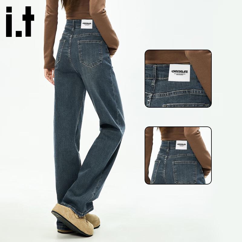 

CHOCOOLATEit Women s Retro Slim-Fit Straight Leg Jeans M