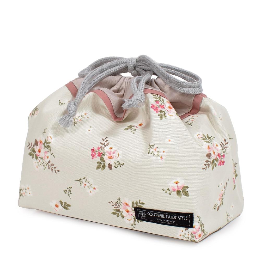 COLORFUL CANDY STYLE Entrance Lesson Shoe Drawstring Gym Clothes Lunch Cup Small Item and Backpack Cover with Petit Bouquet Cute for NU203100 6-Piece