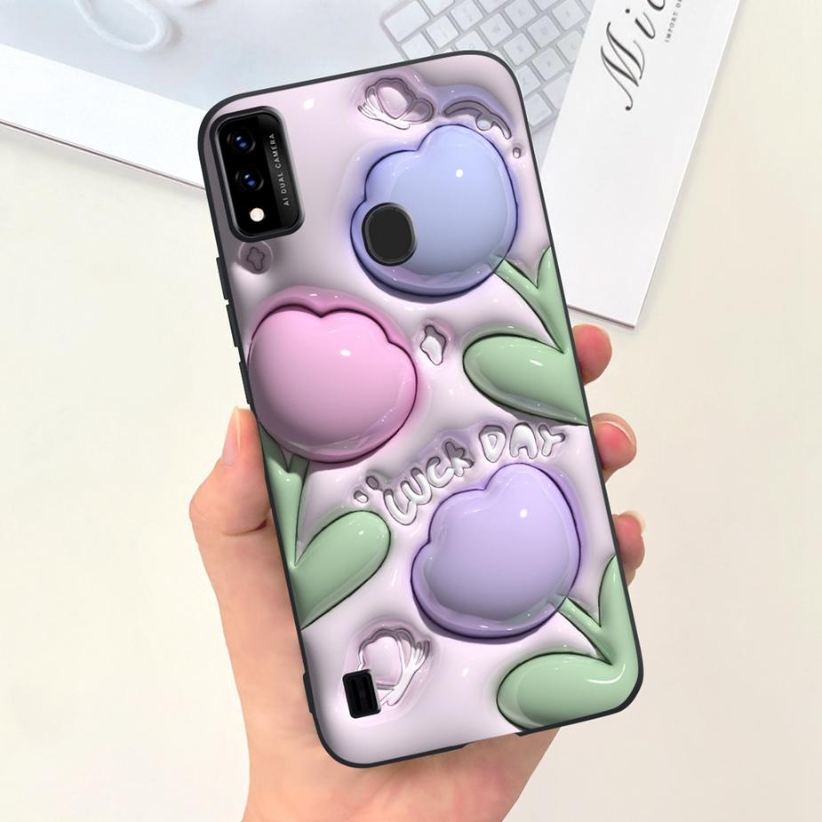 For ZTE Blade A51 Case BladeA71 Cute Fashion Cartoon Cover Soft Silicone Phone Case For ZTE Blade A71 A7030 BladeA51 Funda Coque