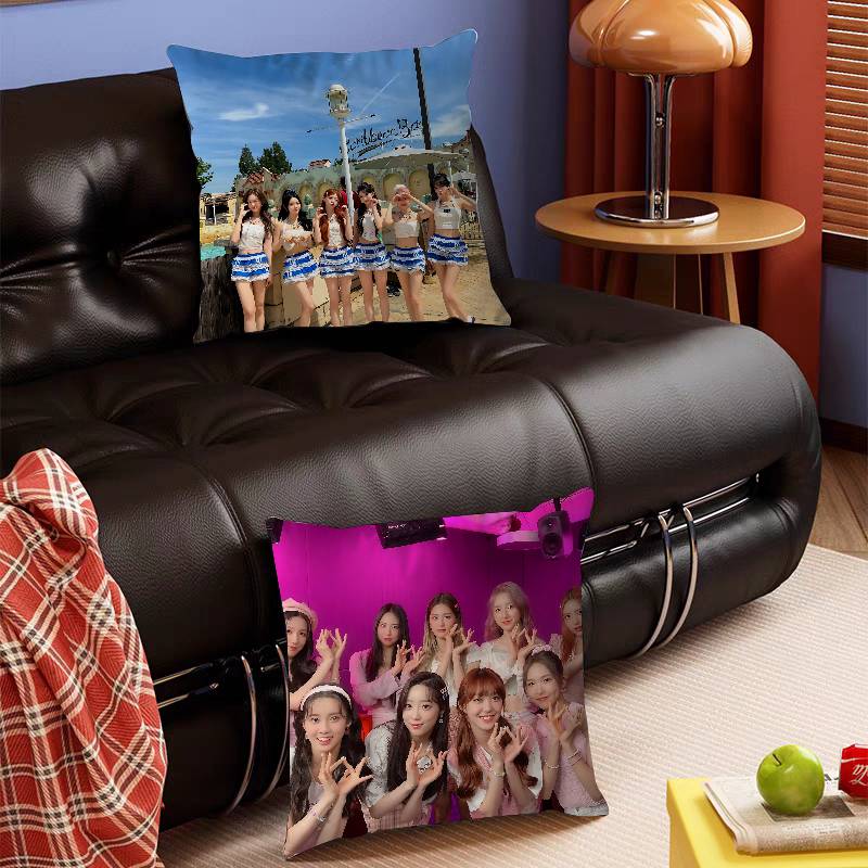 Kpop L-LIGHTSUM Pillow Case Removable Washable Cushion Cover – All-Season Soft Linen