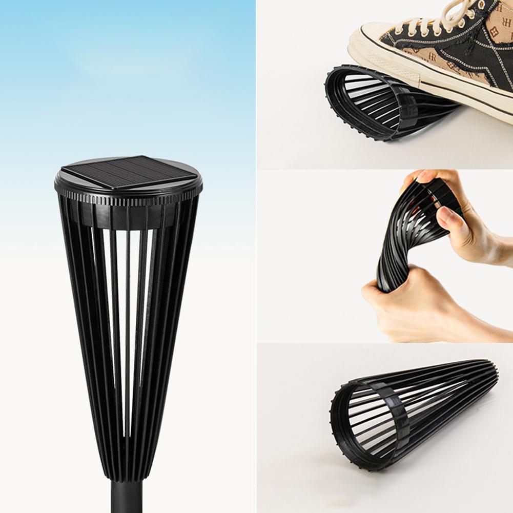 Outdoor Solar Pathway Lights Outdoor IP65 Waterproof Path Bright Lights Decorative White Warm Light For Yard Walkway Lawn Driveway