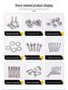 304316 Stainless Steel Slotted Head Expansion Screw