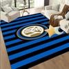 1PC Inter Milan Emblem Rug Game Carpet, Floor Mat for Bedroom Living Room Entryway Rug, Home Decor Idea Gift for Christmas birthday