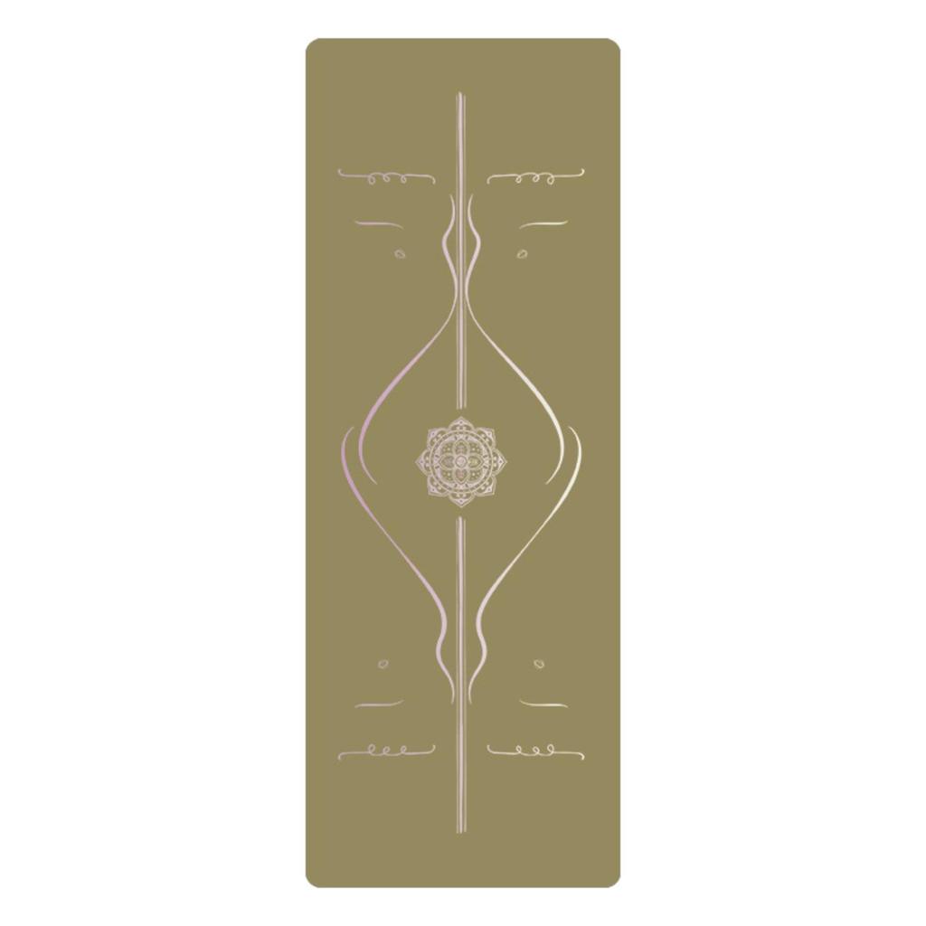 Exercise Mat Sweat-Absorbing with Rubber Base Cushioned for Dancers