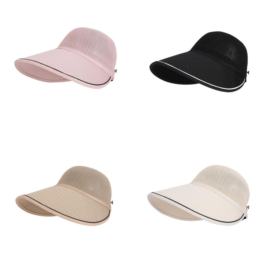 Summer Breathable Sun Hat With Wide Brim For Outdoor Travel And Face Sun Protection