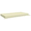 Seat Cushion SOEST 100percent  Polyester Cream 120 X 60 X 10 Cm