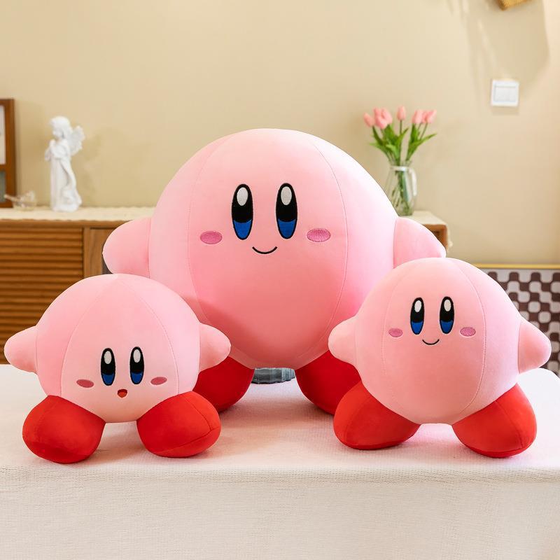 Kirby Doll Cuscino da comodino Cuscino per dormire Bambola di grandi dimensioni Peluche Ragazza Cuore Regalo di compleanno