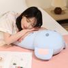 Ice Silk Cartoon Animal Plush Pillow Stuffed Yellow Duck Pink Pig Blue Elephant Long Bolster Plushie Sleeping Companion Gift