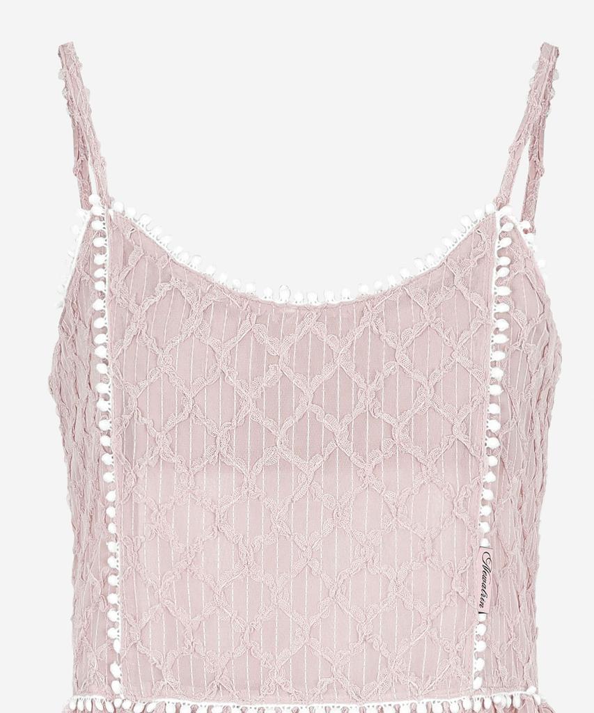 NEWALRIN Tutu Frill Lace Sleeveless Dress(3Colors)