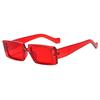 1/4set Trendy Candy Color Wide Square Frame Sunglasses Small Rectangle Sunglasses Summer Female UV400 Lens Trendy Eyewear UV400