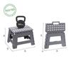 Arregui TB-022-G Tabouret Pliant Multiusage, Marchepied, 22 cm de hauteur, gris