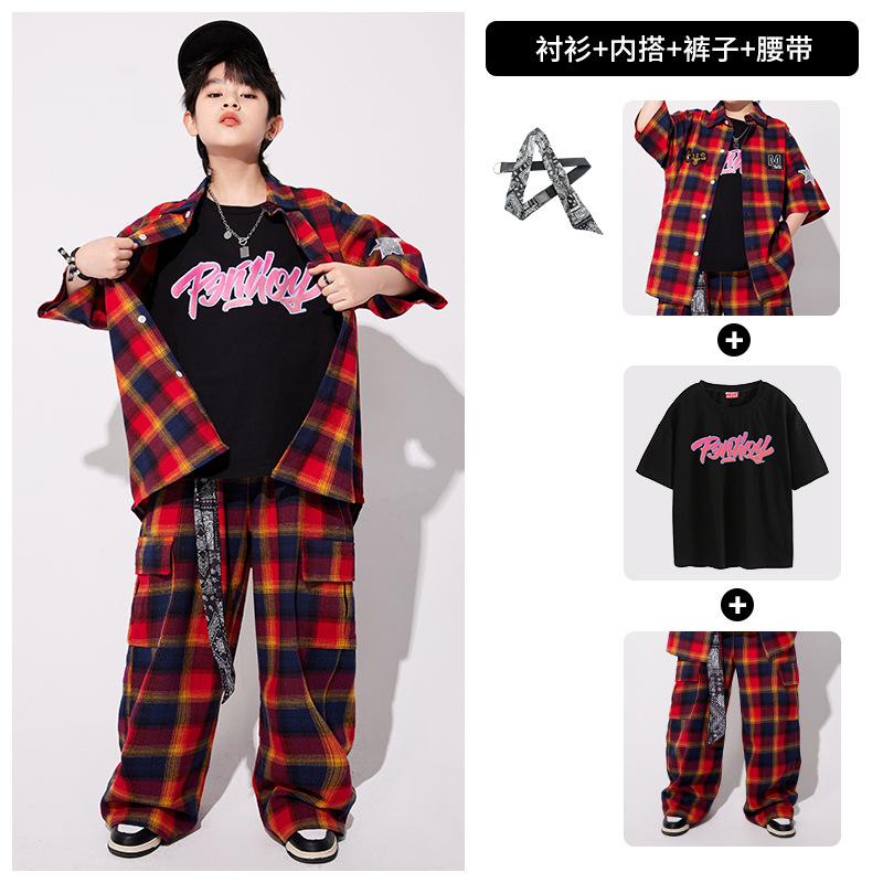 Hip-Hop Children'S Trendy Costumes, Boys' Suits, Hiphop Children'S Clothing, Hip-Hop Catwalk Girls, Jazz Drums