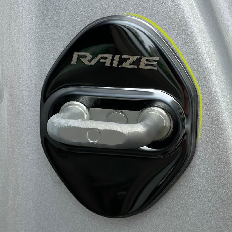 OKAYOHINN Toyota Rise Striker Cover Door Lock Cover Plated Accessories Interior Parts Mirror Surface Stainless Steel 4PCS Easy to Install New Mod