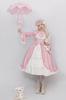 Yucahype Gothic Lolita Long Plus Sweet Lace Dress, Sleeves, Size, Ruffles, Costume, Lolita, Princess, Cosplay, Lolita, Ladylike, (L, Pink)