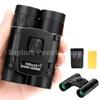100x22 Portable Powerful Binoculars Long Range BAK4 Telescope Folding FMC Binoculars for Hunting Camping Travel