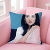 Elegant stars ZZhang Ziyi Cushion Cover Pillow Case Soft Friendly Fabric  Concealed Zipper