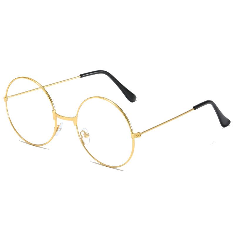 1 Stück Retro Runde Rahmen Brille Herren Kurzsichtigkeit Einfache Brillenrahmen Damen Runde Flache Brille Koreanische Version Tide Augenrahmen Rahmen Student