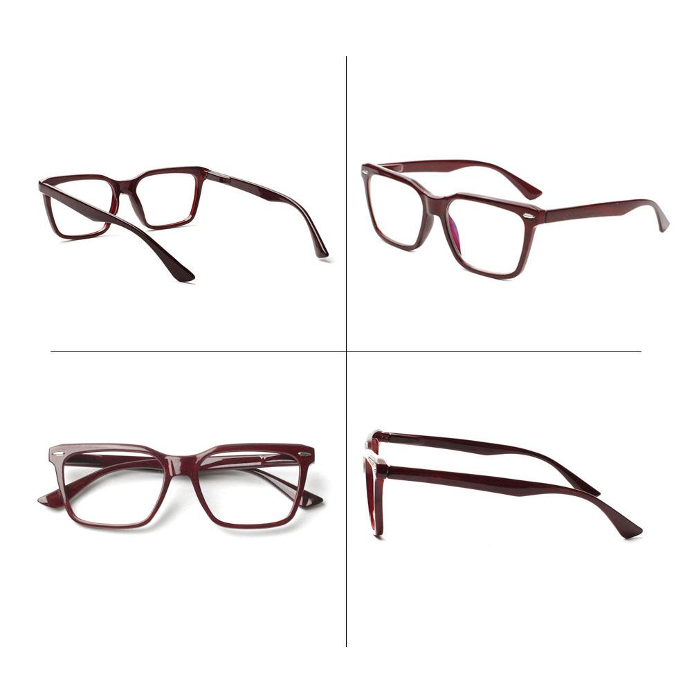 TUREZING Reading Glasses For Women Men HD Lenses Rectangular Metal Hinge Prescription Eyewear High Quality