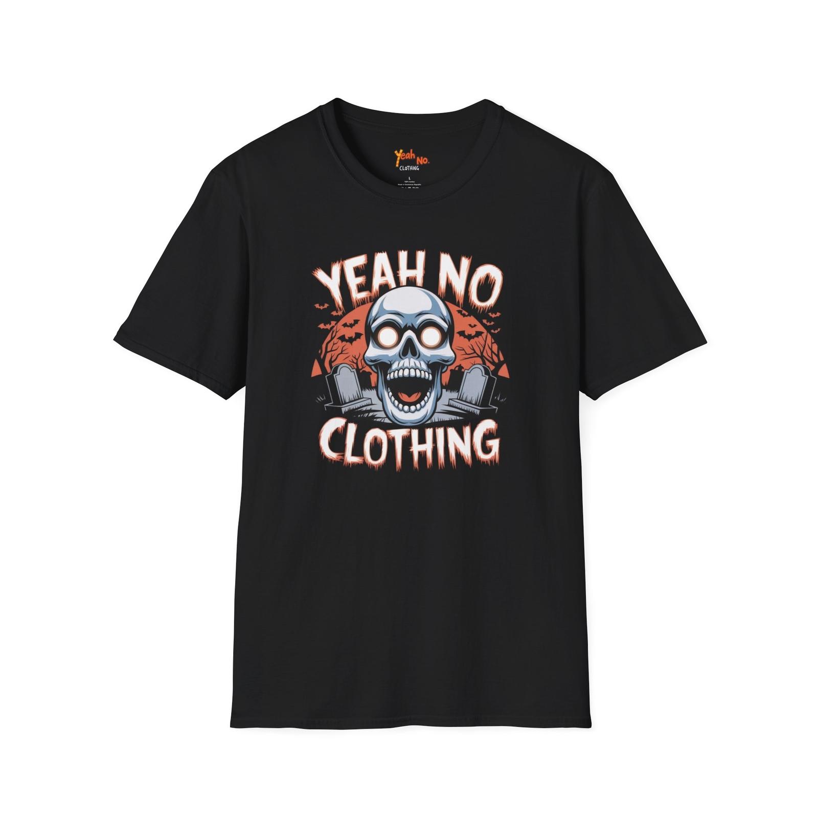 Yeah No Clothing Mens or Womens Halloween Graphic T-shirt S разноцветный