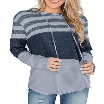 Autumn Latest Top Relaxed Fit Design Hoodie Pull-out Long Sleeve Contrast Sweatshirt