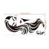 Beauty Female Face Wall Sticker Decal Beauty Studio Wallpaper Cosmetic Makeup Wall Art Sticker Mural Removable Salon Decoration