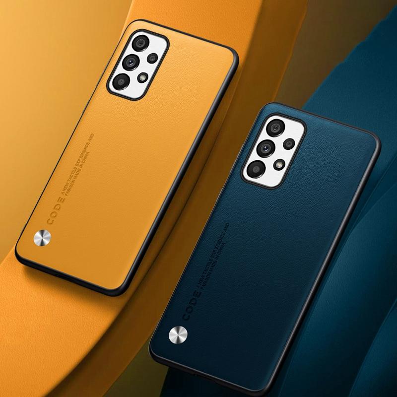 Luxury PU Leather Case For Samsung Galaxy A13 4G A23 A33 A53 A73 5G A03 A03S Back Cover Silicone Protection Phone Case Coque
