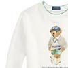 Polo Ralph Lauren Teddy Bear Graphic Crewneck Sweatshirt Kids Sweatshirt White 323971483-001