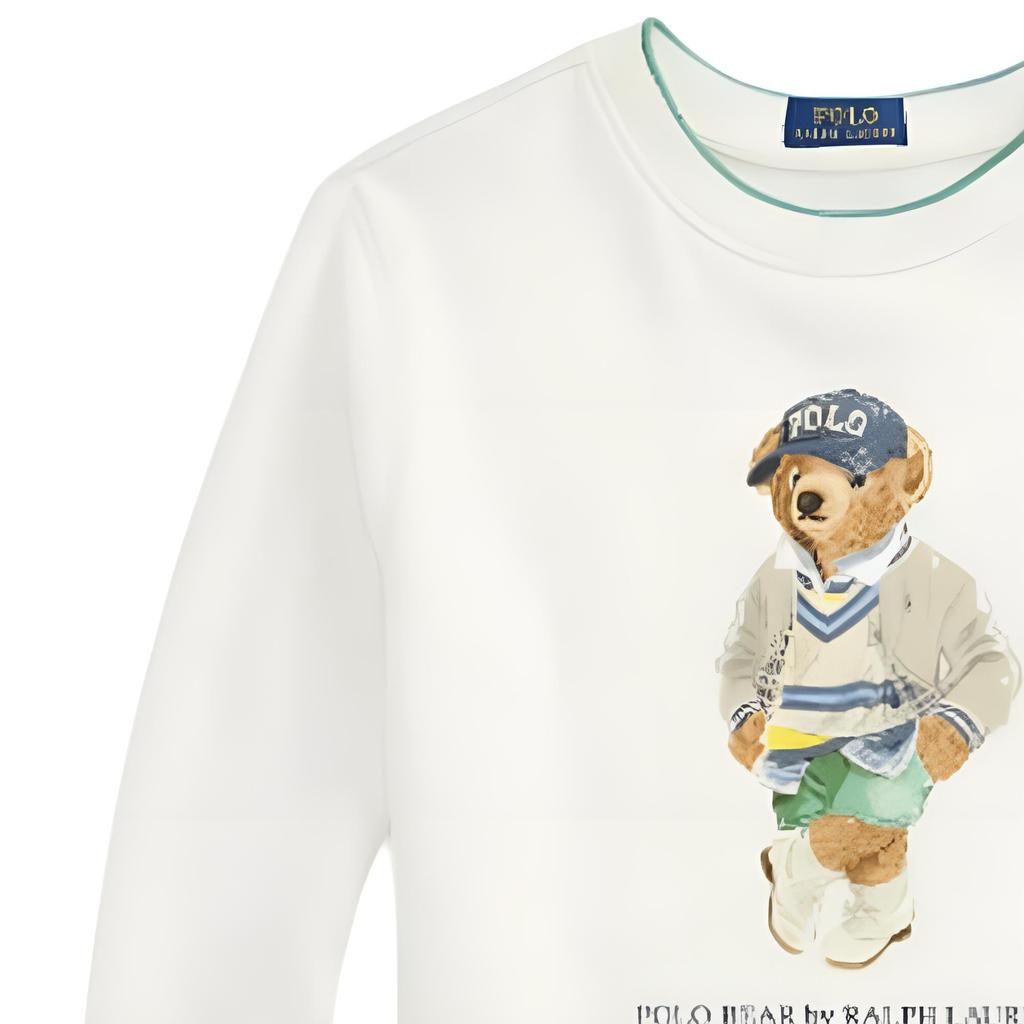 Polo Ralph Lauren Teddybjørn Grafisk Rundhals Genser Barn Genser Hvit 323971483-001
