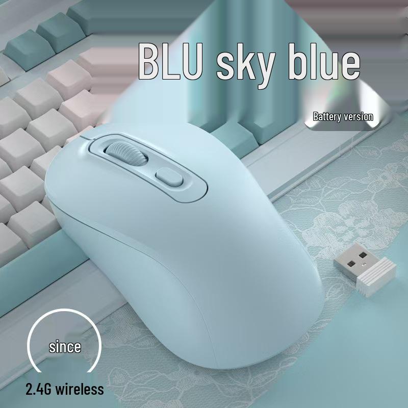 

New Rechargeable Dual-Mode Silent Wireless Bluetooth Mouse with Customizable Logo