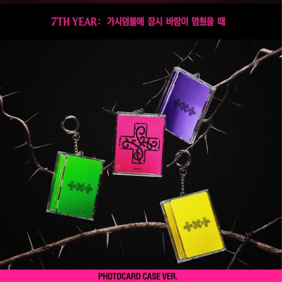 TXT Tomorrow X Together שנה 7 מארז כרטיסי פוטו The Wind Stopped Briefly in the Thorn Bush גרסה. אלבום Makestar / YES24 / הטבת Weverse