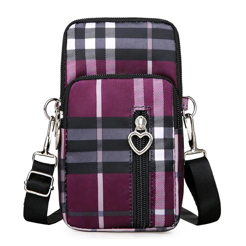 Large Screen Portable Mobile Phone Bag Spring and Summer Mini Small Bag Female Messenger Bag Mobile Phone Bag Change Bag Neck Cloth Bag