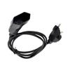 European Standard Straight Plug EU4.0mm to Straight Head Power Extension Cable