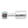10 Pcs 1 2in Straight Air Conditioning Beadlock Aluminium AC Splicer Hose Fitting for Car Truck Engineering Vehicles