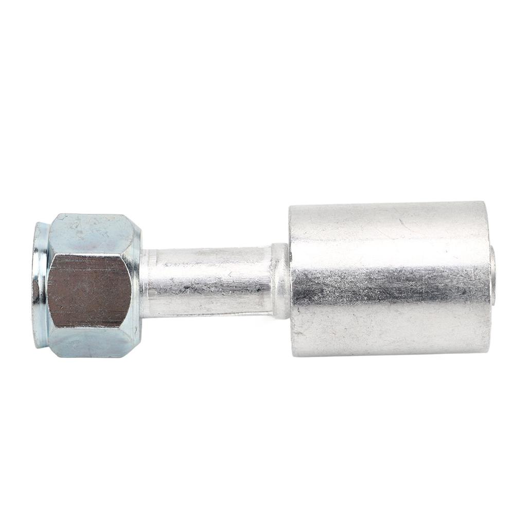 10 Pcs 1 2in Straight Air Conditioning Beadlock Aluminium AC Splicer Hose Fitting for Car Truck Engineering Vehicles