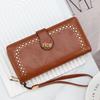 Women's Long PU Wallet: Fashion Clutch with Large Capacity Card Holder