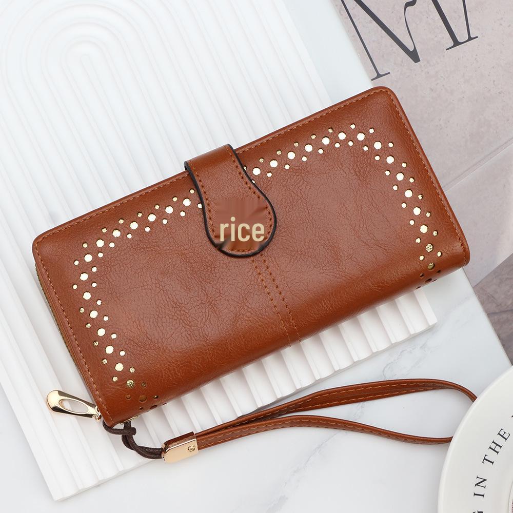Women's Long PU Wallet: Fashion Clutch with Large Capacity Card Holder