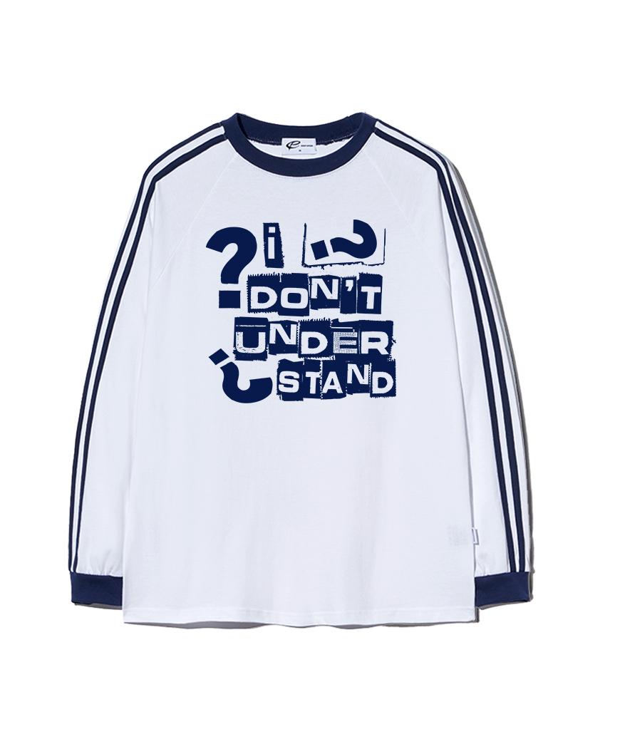 Escape From Don T Understand Print Track Long Sleeve White M