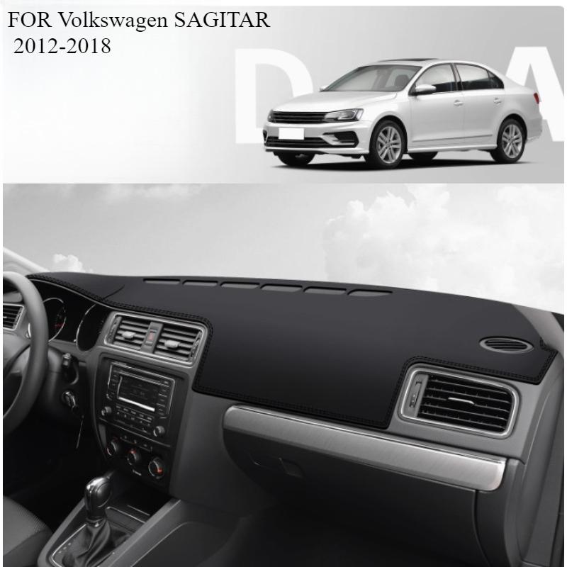 FOR Volkswagen SAGITAR 2012-2018 Car Dash Mat Dashmat Dashboard Mat Cover Sun Shade Dash Board Cover Carpet  Accessories