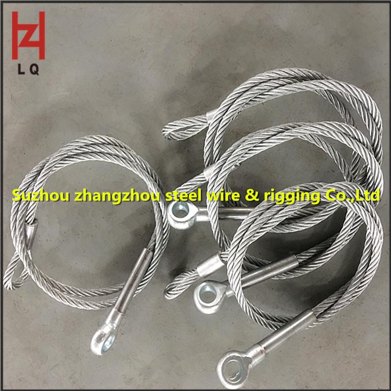Galvanized Steel Wire Rope Slings with Crimped Terminals