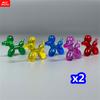 MOC Blocks Utensil Balloon Little Dog Clown Figure Wear 35692 Learning Construction Bricks Figures Birthday Gift Idea