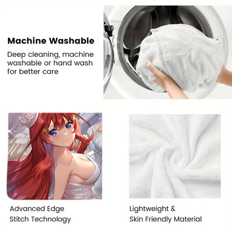 The Quintessential Quintuplets 2D Flat Pattern Flannel Blanket High quality All Seasons Warmth and Comfort Perfect for Christmas Gifts.DMT0925244