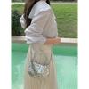 Silk Velvet Glitter Tote Bag With Magnetic Closure For Daily Casuals
