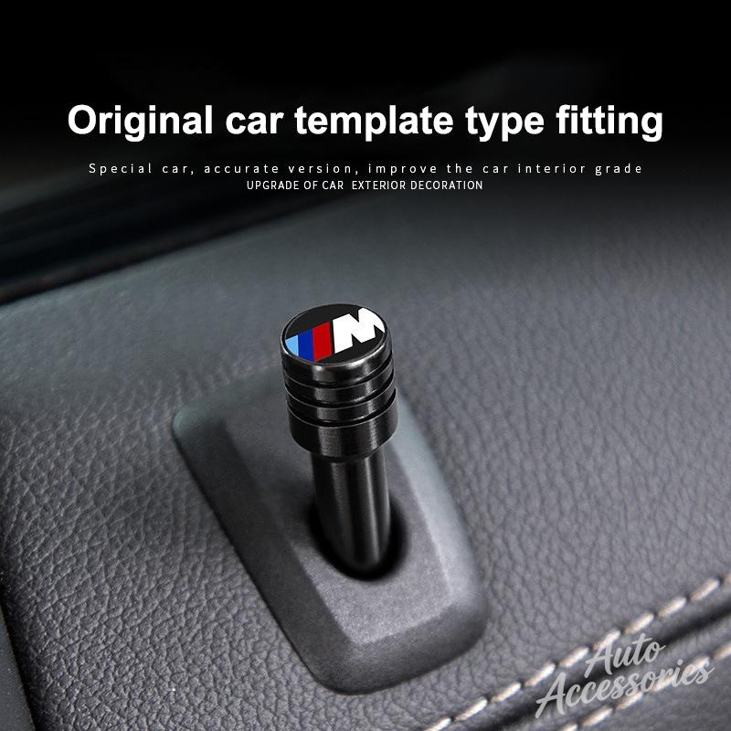 For BMW M X1 X2 X3 X4 X5 X6 X7 G30 G20 G11 G12 2/4pcs Car Door Lock Pin Door Lock Rod Auto Knob Pull Security Insurance Stickers GB2