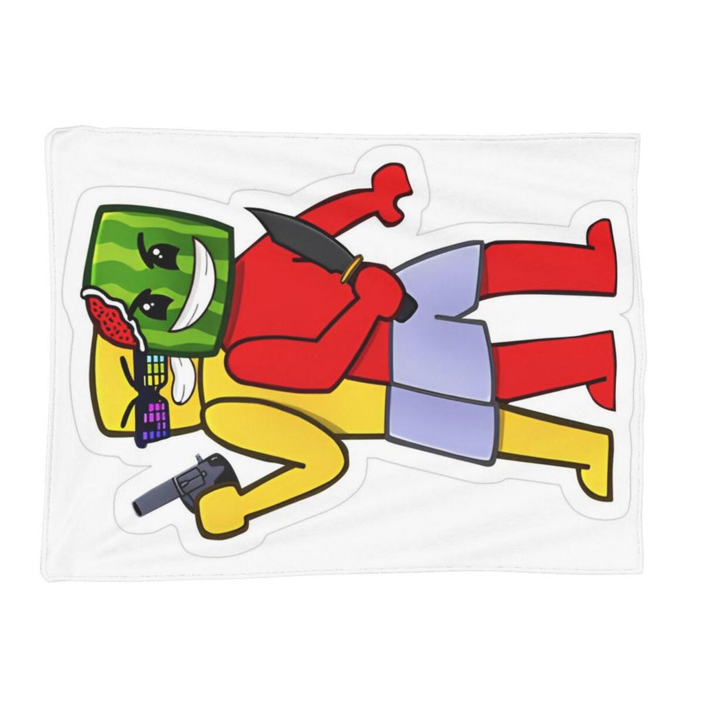 Sunny And Melon Blankets Soft Warm Flannel Throw Blanket Plush for Bed Living room Picnic Travel Home Sofa